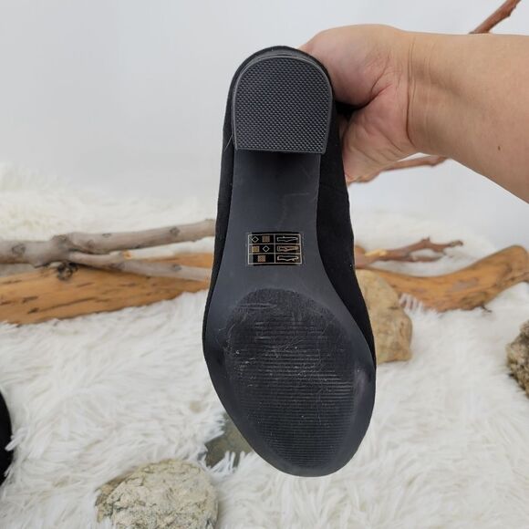 Call it spring suede black pumps - Picture 3 of 9